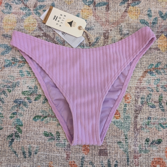 NWT Billabong In The Loop Hike Bikini Bottoms - Tulip - Picture 7 of 11